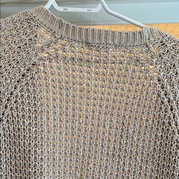 Garage Tan Chunky Knit Cardigan Sweater - Picture 4 of 5